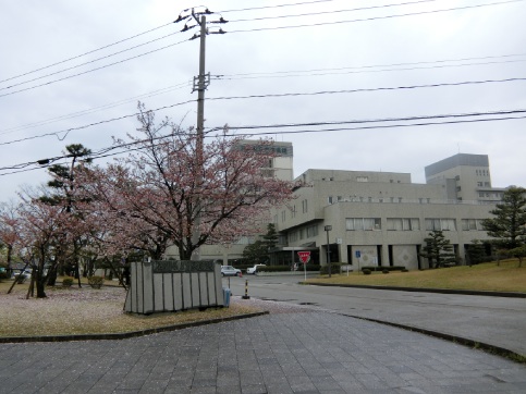 朝、石川県立中央病院に入院しました