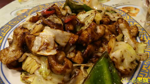 ファミレス レタス炒飯と回鍋肉