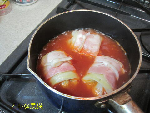 トマトスープのロールキャベツ 簡単料理