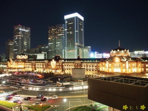 東京駅ライトアップ 